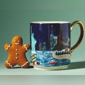 Rare River Design Anthropologie Holiday in New York Mug